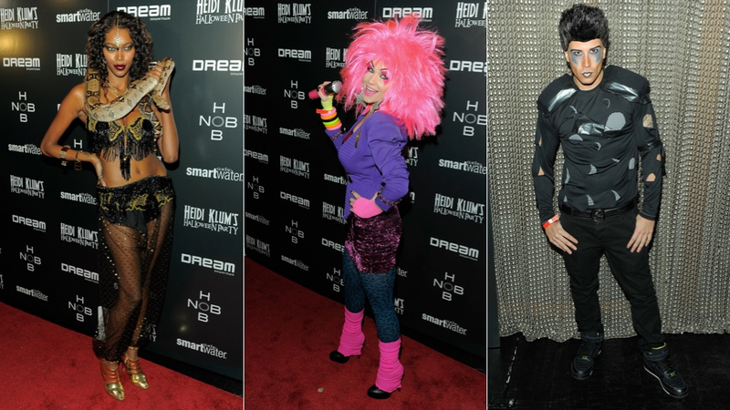Illustration for article titled Guys & Ghouls Rocked Frighteningly Creative Costumes At Heidi Klum's Halloween Party